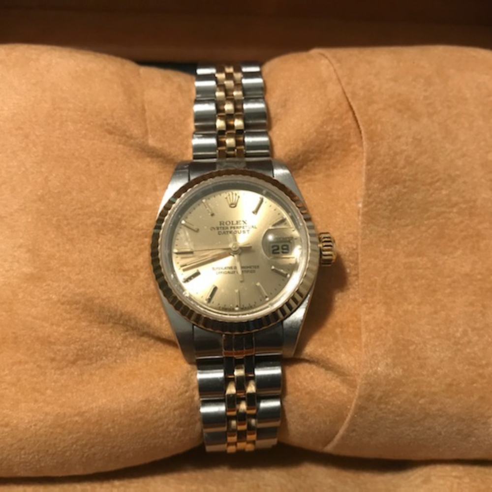 Authentic Ladies Champagne Rolex watch